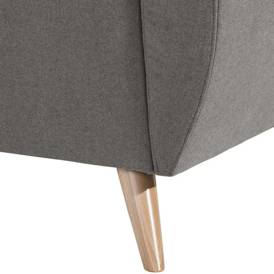 Sale Wohnen Zweisitzer Sofa in Grau Microfaser - Durencas