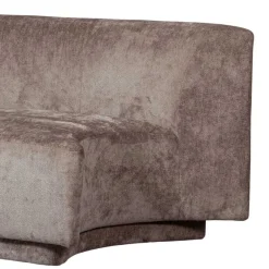 Hot Wohnen Zweisitzer Sofa in Taupe Chenille - Fridelia